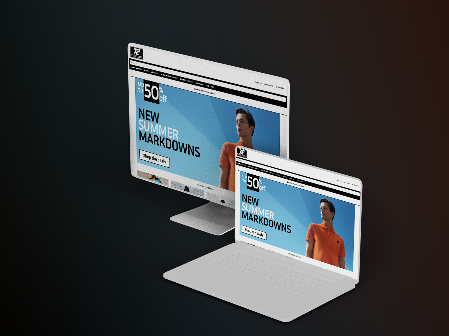 Online Showcase for a Multi-Brand Retailer